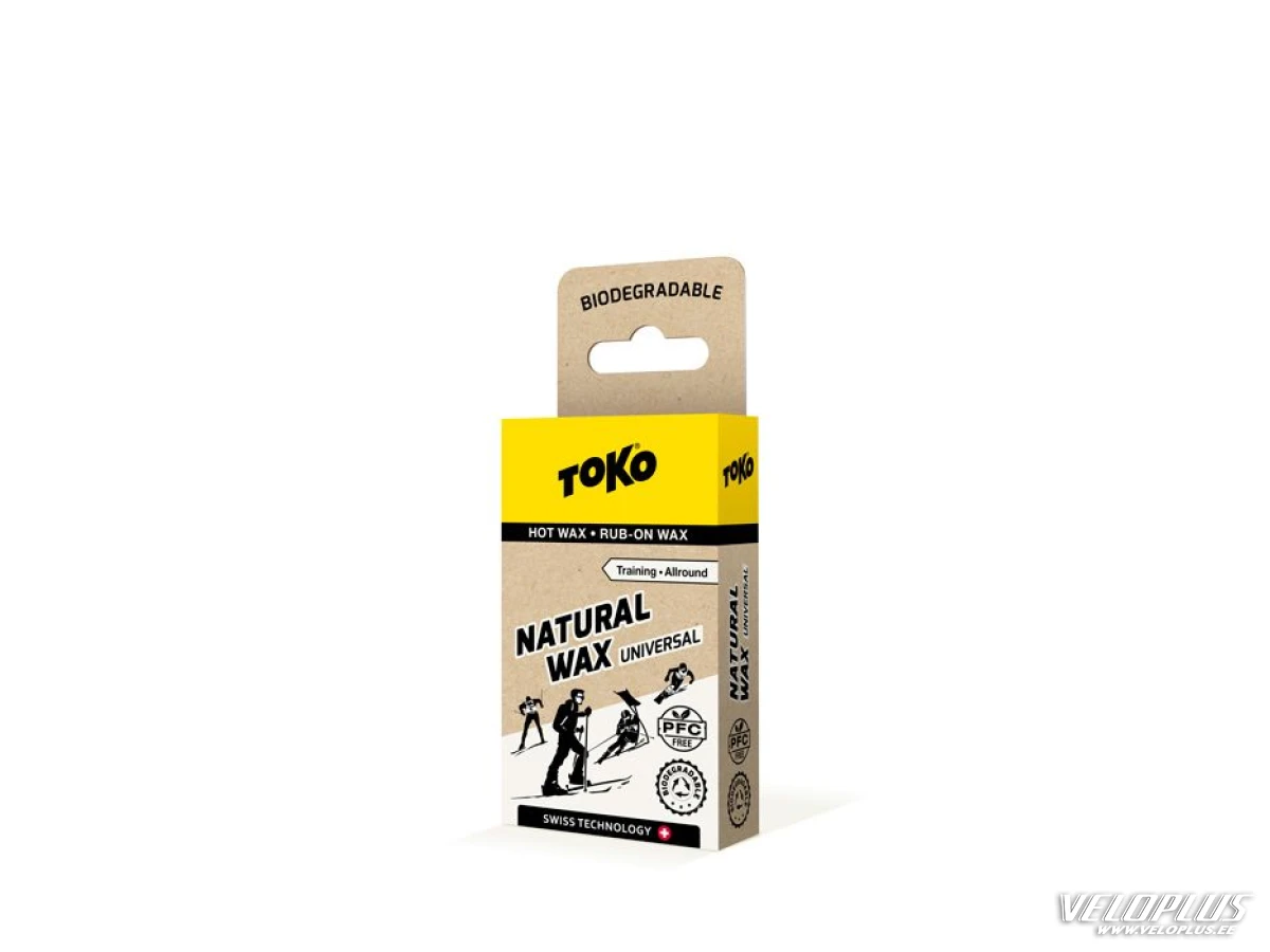 Luistovoide TOKO NATURAL WAX UNIVERSAL +10…-30°C 40g