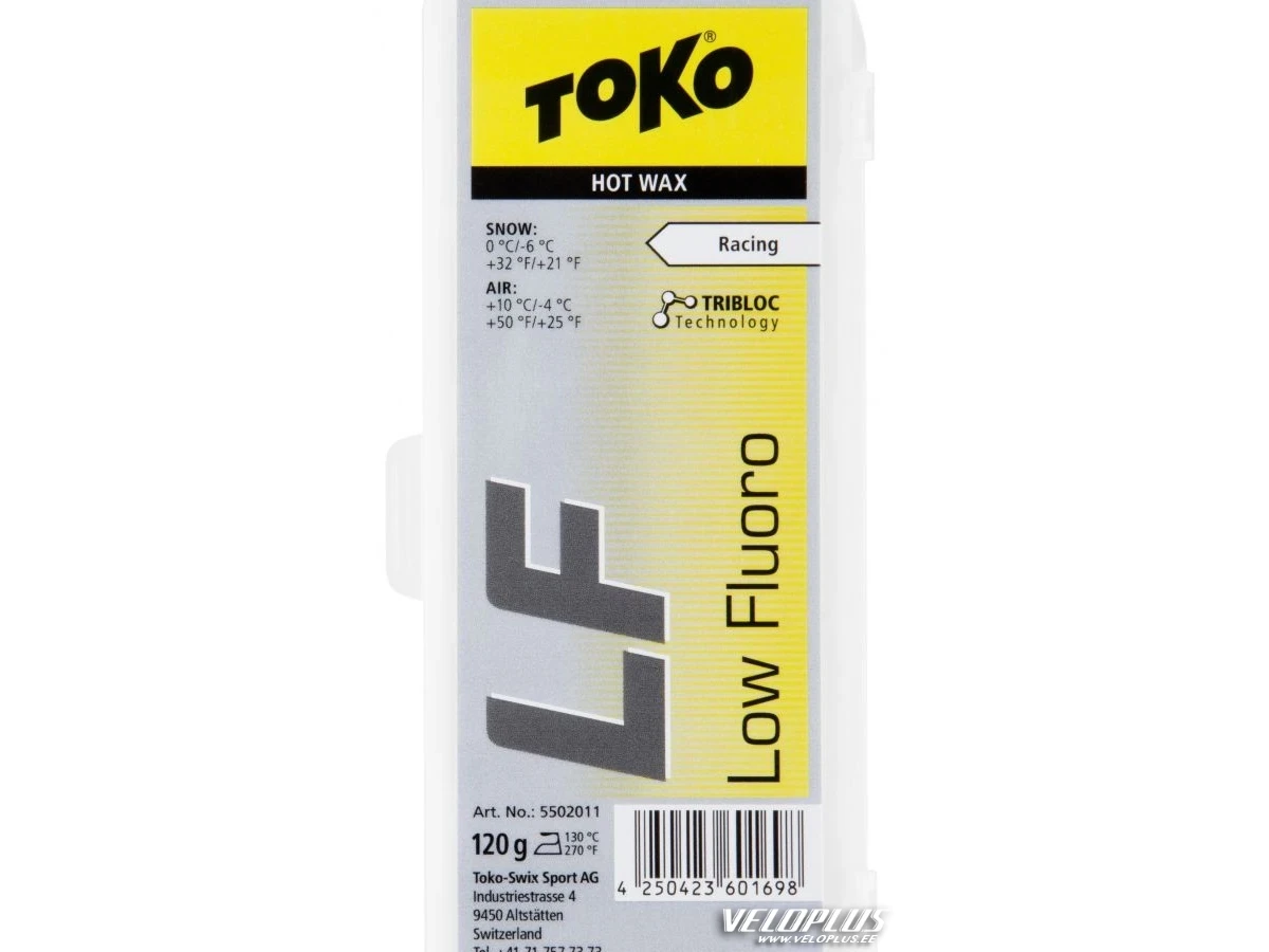 ski wax Toko LF yellow+10...-4*C 120g