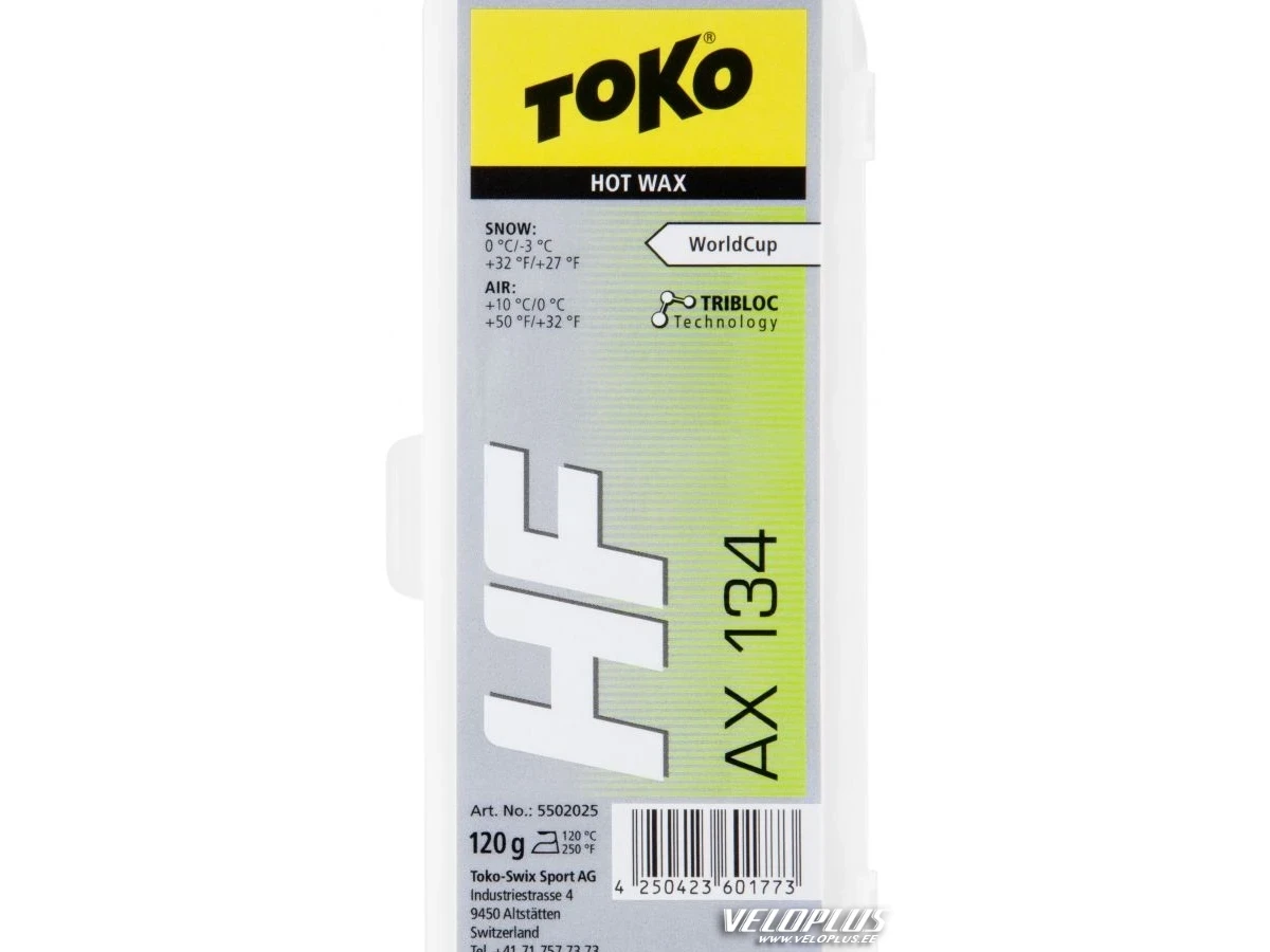 その他 TOKO HF AX134 Toko HF Hot Wax AX134 120g Wax - Wax - Ski Care - Ski