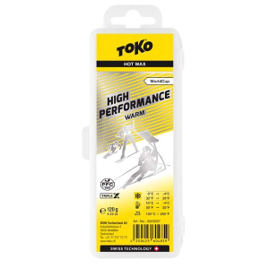 Suusamääre TOKO WC HIGH PERFORMANCE WARM kollane +10°...-4°C 120g