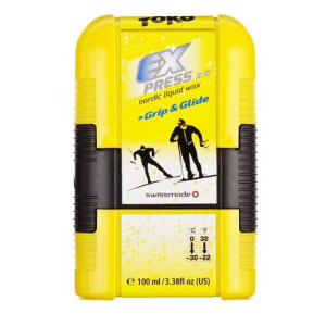 Liquid skiwax TOKO EXPRESS 2.0 Grip&Glide Pocket 100ml