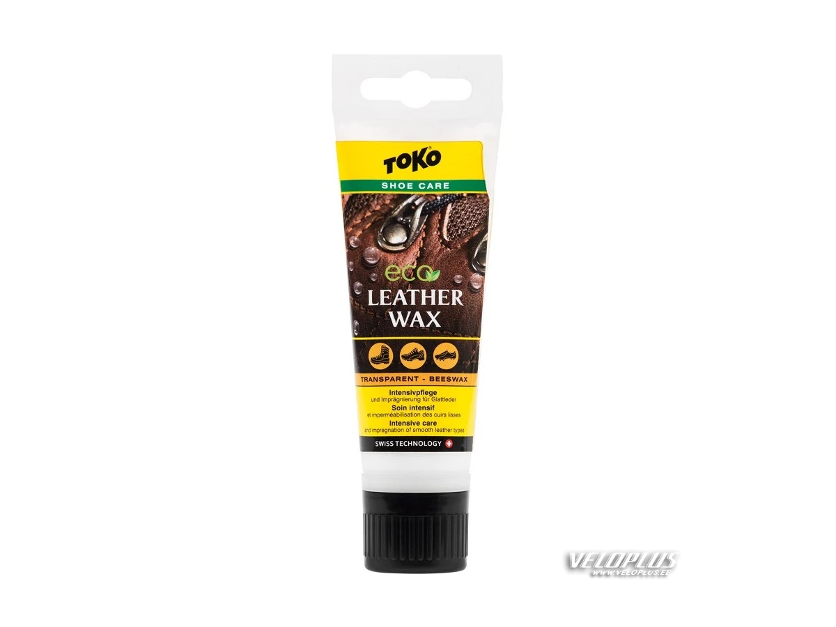 TOKO Eco Leather Wax Beeswax 75ml transparent