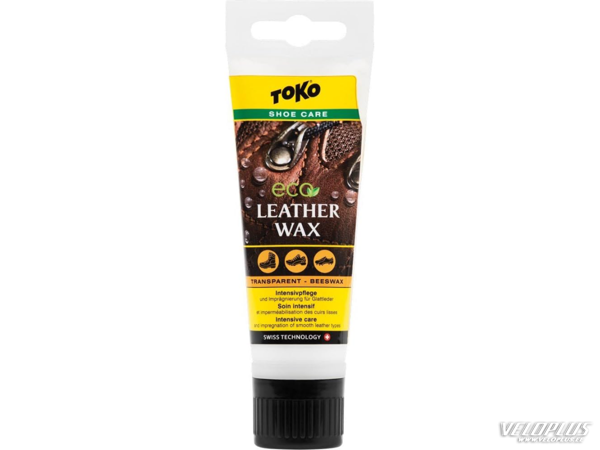 Kingakreem TOKO ECO Leather Wax Beeswax 75ml värvitu