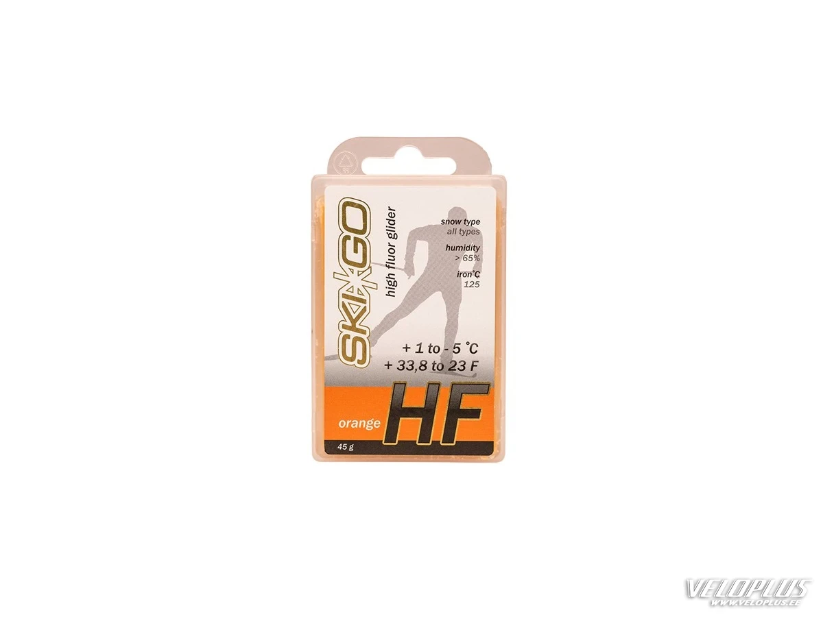 Suusamääre Ski Go HF orandž 45g +1C kuni -5C
