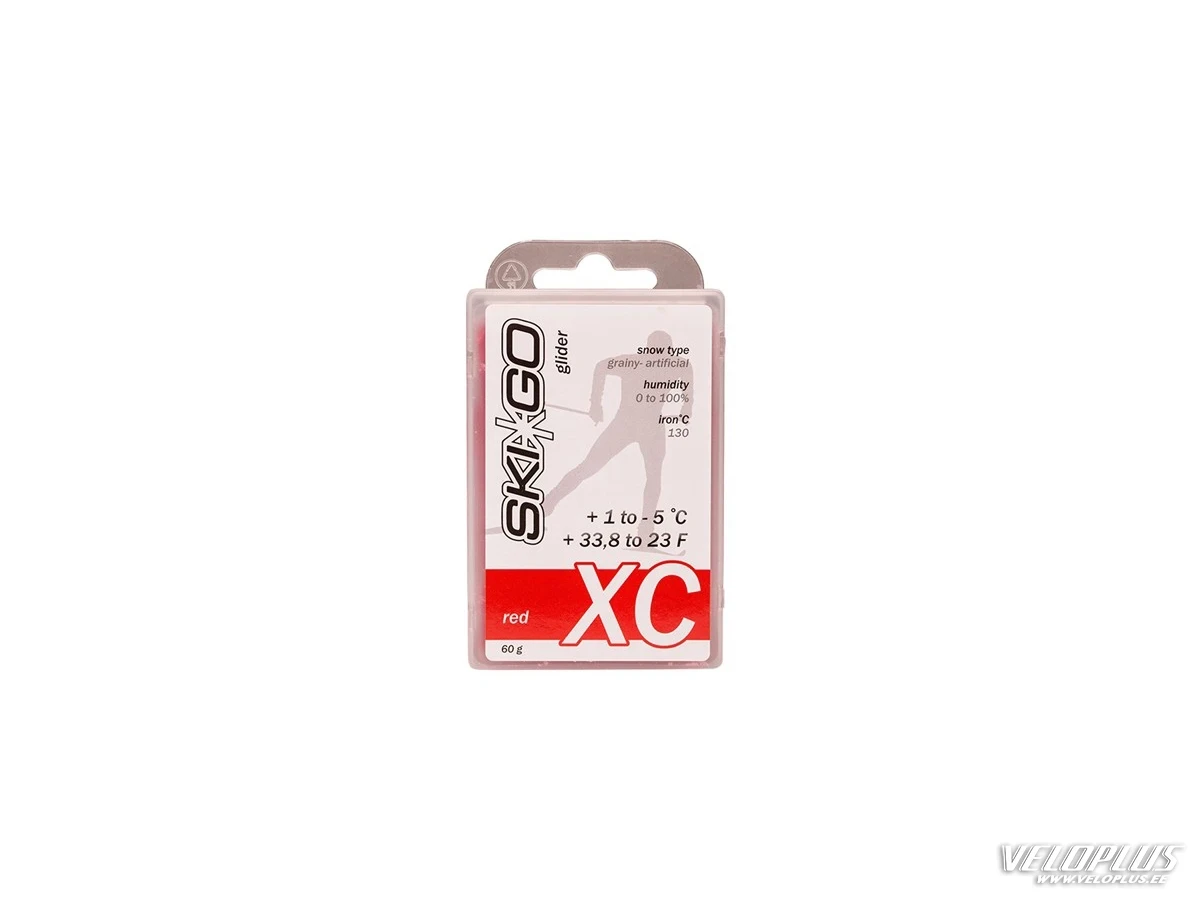 Suusamääre Ski Go punane XC 60g +1C kuni -5C