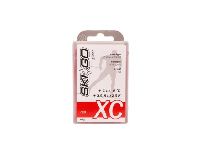 Suusamääre Ski Go punane XC 60g +1C kuni -5C