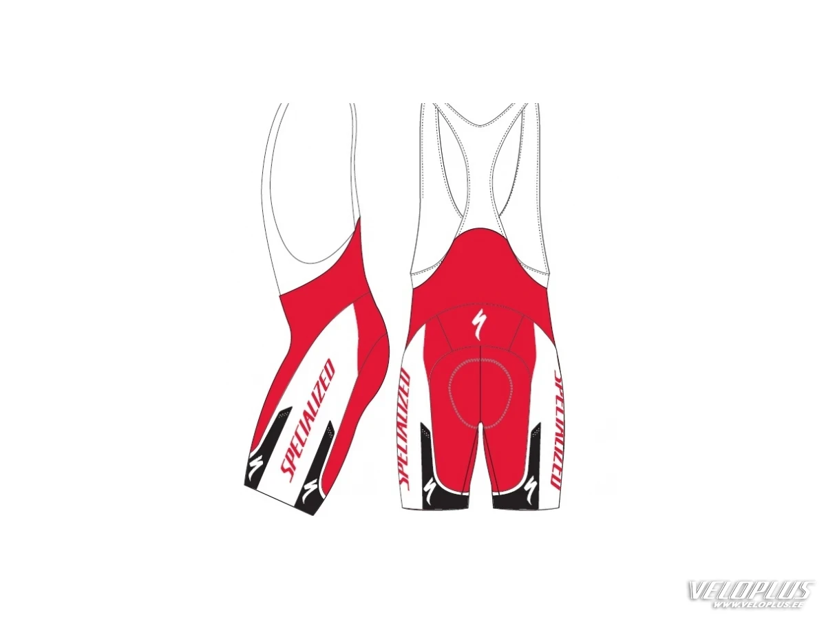 Püksid Specialized Authentic Team lühike XL punane