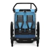 Lastekäru kahele lapsele THULE Chariot Cross 2 (Double), Thule Blue/Poseidon thumbnail 4