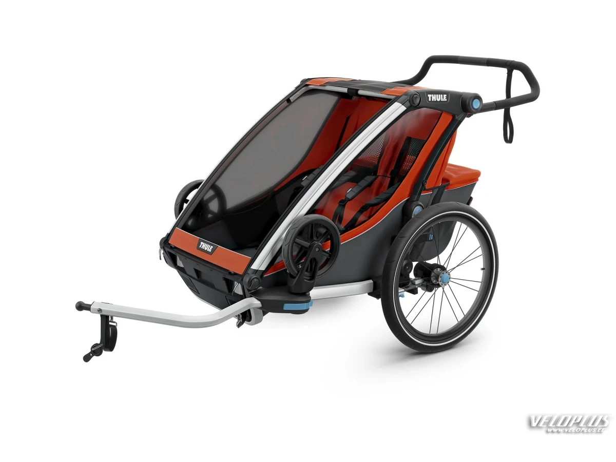 THULE Chariot Cross 2 (Double), Roarange/Dark Shadow