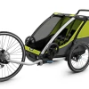 Multisport Trailer THULE Chariot Cab 2 (Double), Chartreuse/Dark Shadow thumbnail 3