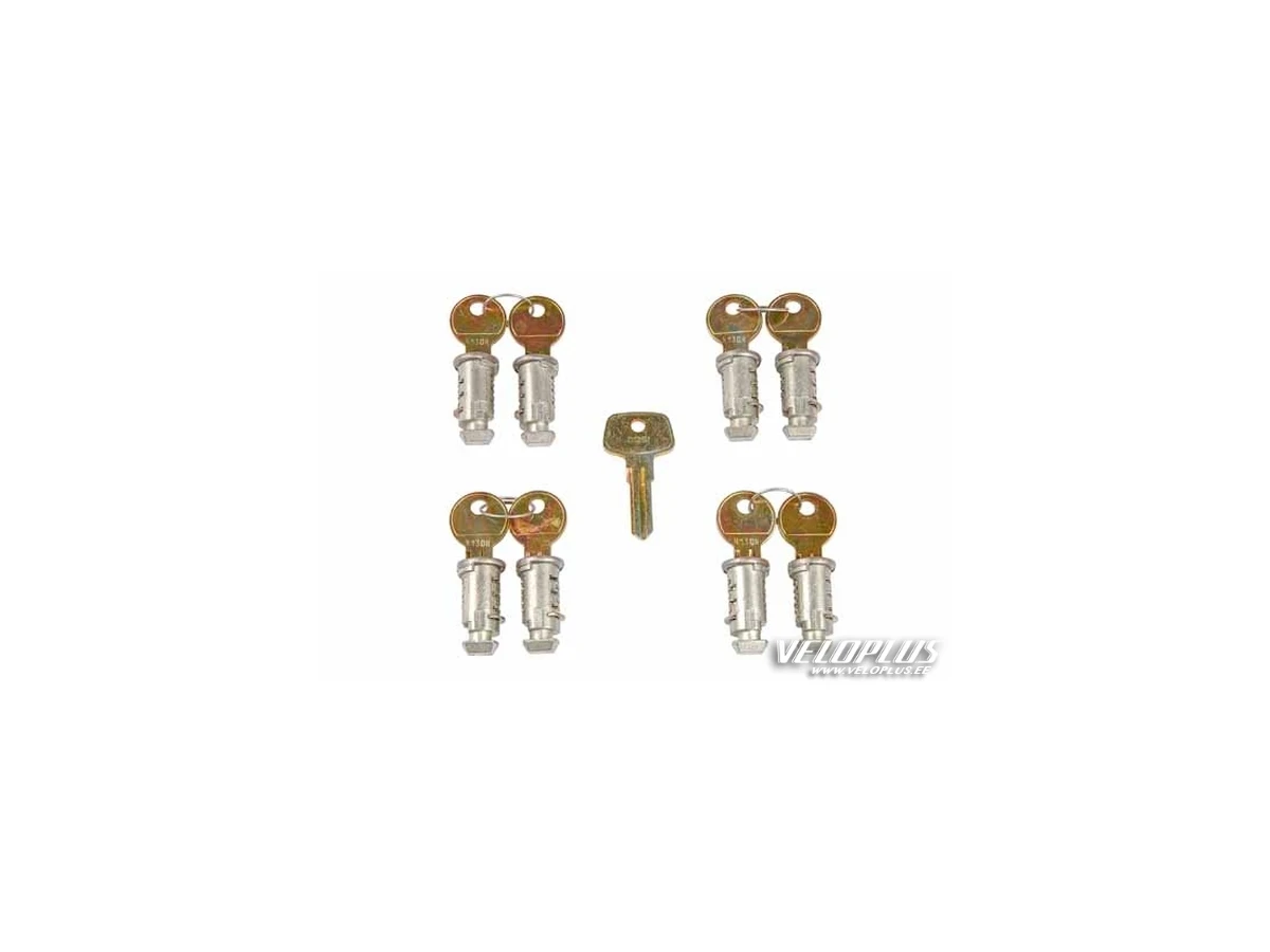 Lukukomplekt THULE One-Key System, 8 lukku/3 võtit
