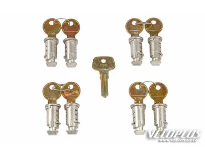 Lukukomplekt THULE One-Key System, 8 lukku/3 võtit