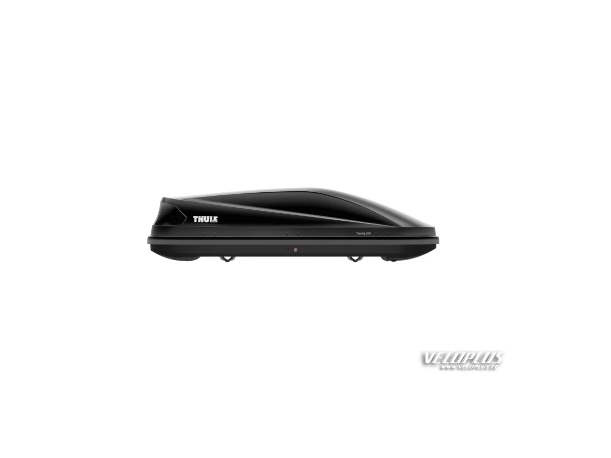 Katuseboks Thule Touring M 200 must läikiv