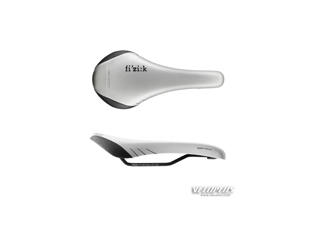 MTB saddle Fizik GOBI M5 Mg white/white/grey