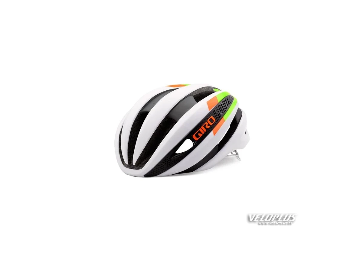 Helmet GIRO SYNTHE Matte White/Lime/Flame S/51-55cm
