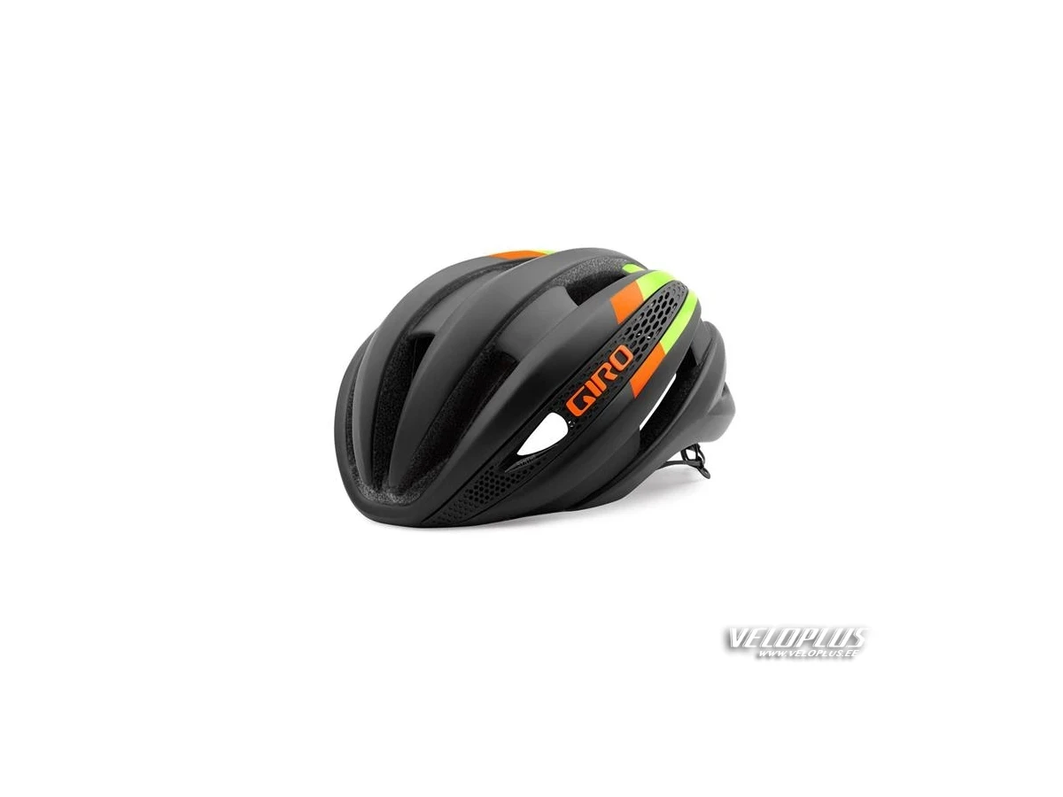 Helmet GIRO SYNTHE matte black/lime/flame S/51-55cm