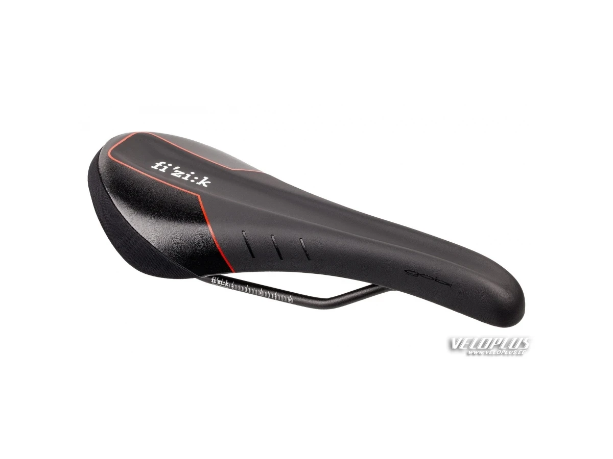 MTB saddle Fizik Gobi M5 VS Mg black/black/red detail