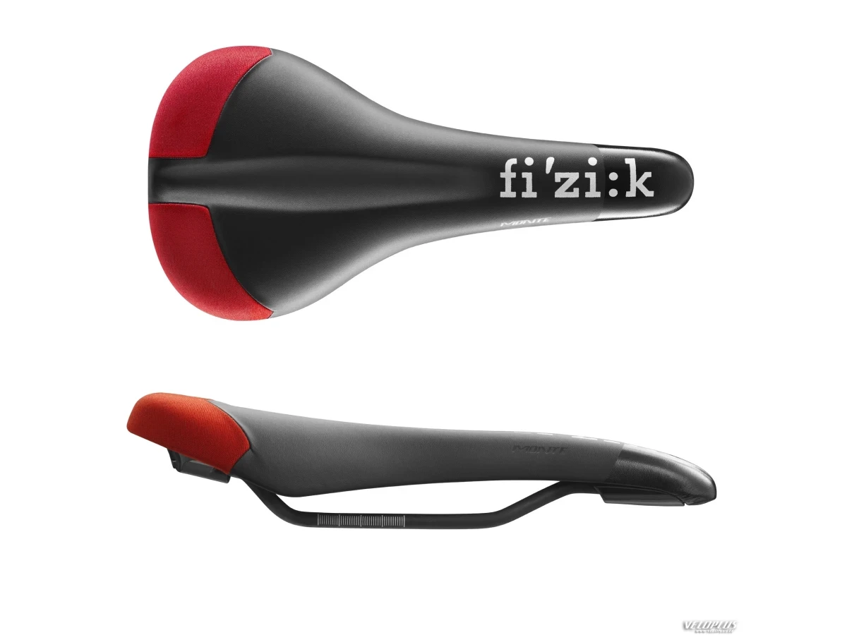 MTB saddle Fizik MONTE mg black/red cordura