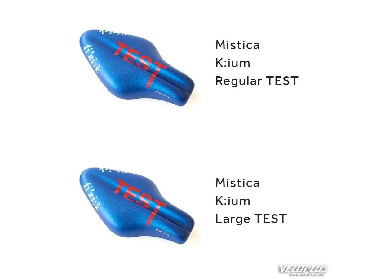 Triathlon saddle Fizik MISTICA KIUM LARGE TEST metal blue