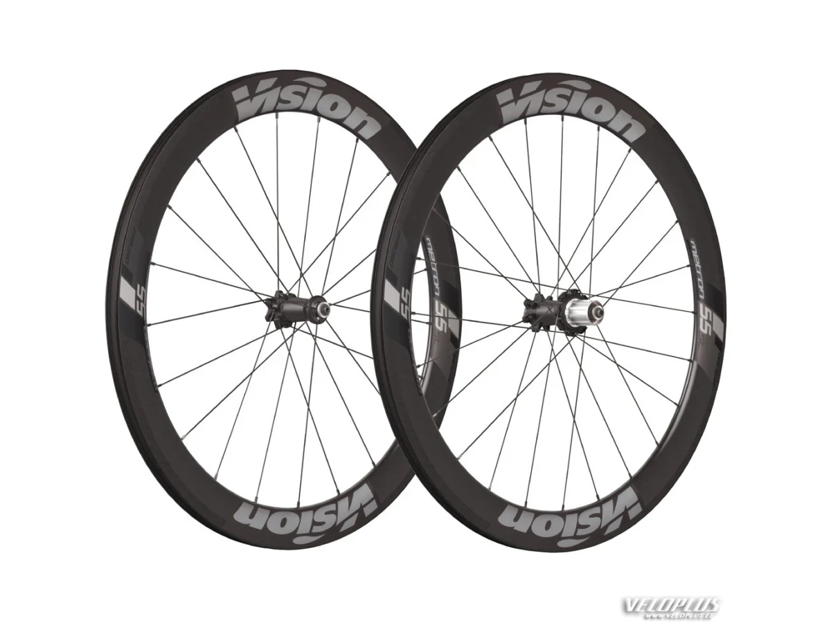 Road wheelset VISION Metron 55 SL clincher SH11 gray