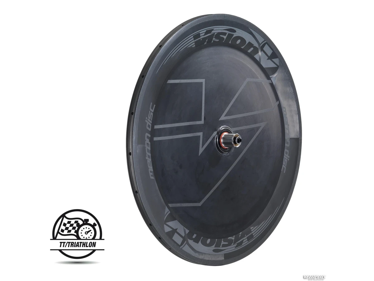 Rear wheel VISION Metron Disc Clincher Gray SH11 V17 TRI/TT