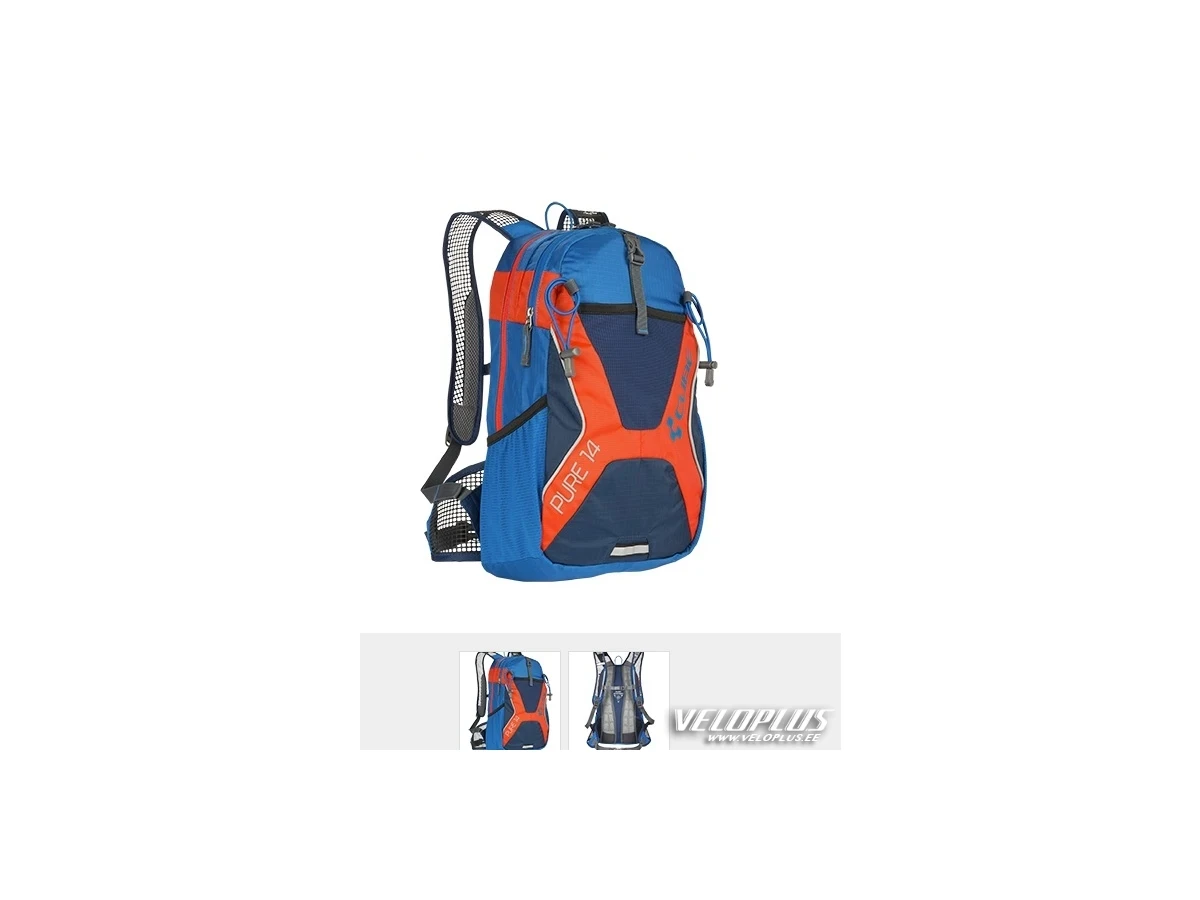 Backpack Cube Pure 14 blue-orange