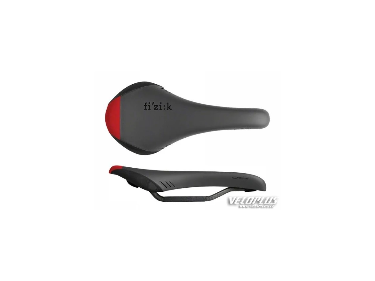 Saddle Fizik Gobi M3 Carbon anthracite/red