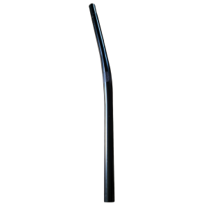 Stūre alumīnija melna plakana 580mm 25,4mm