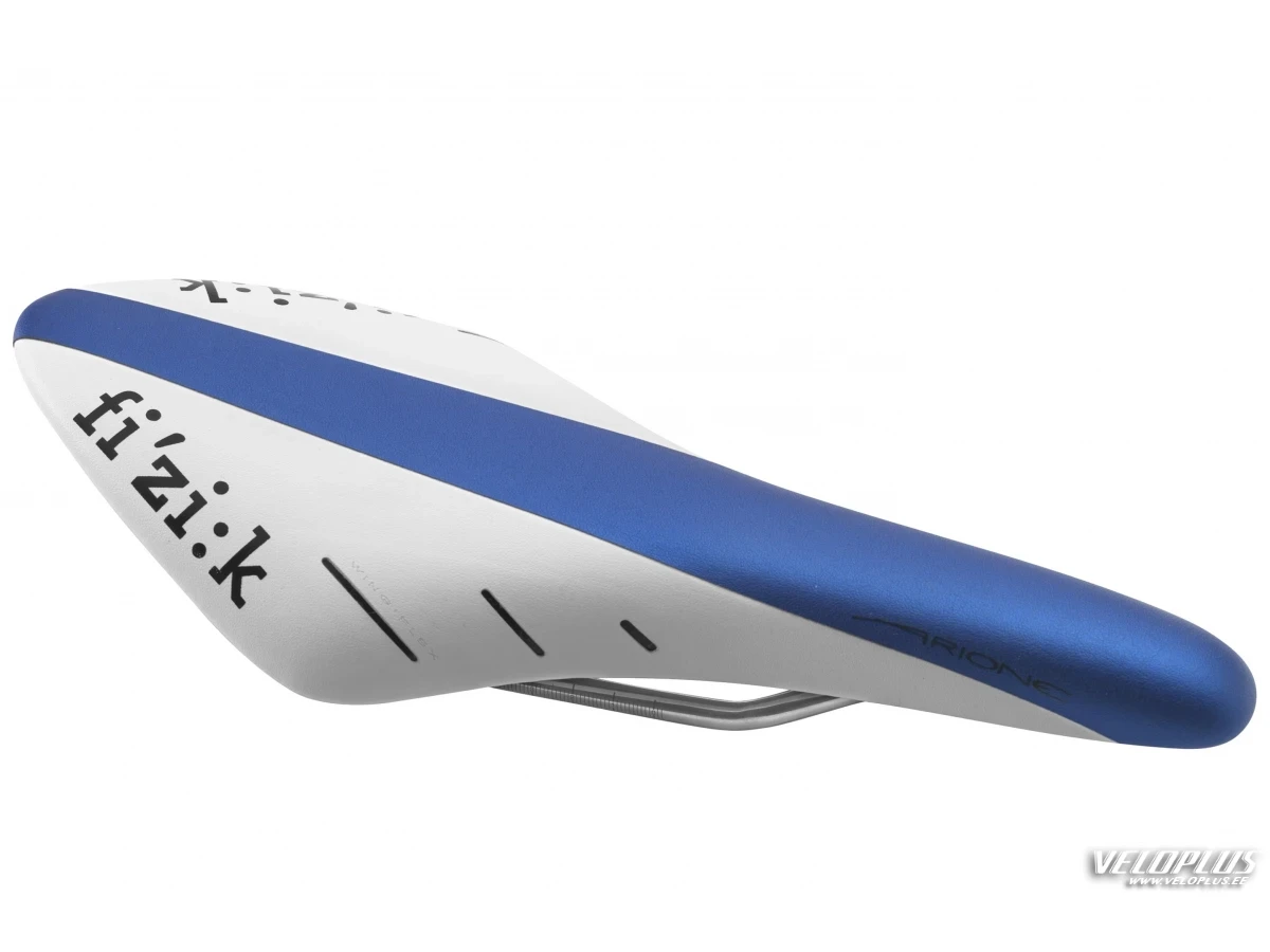 Road saddle Fizik ARIONE R3 REGULAR COLOR EDITION WHITE/BLUE