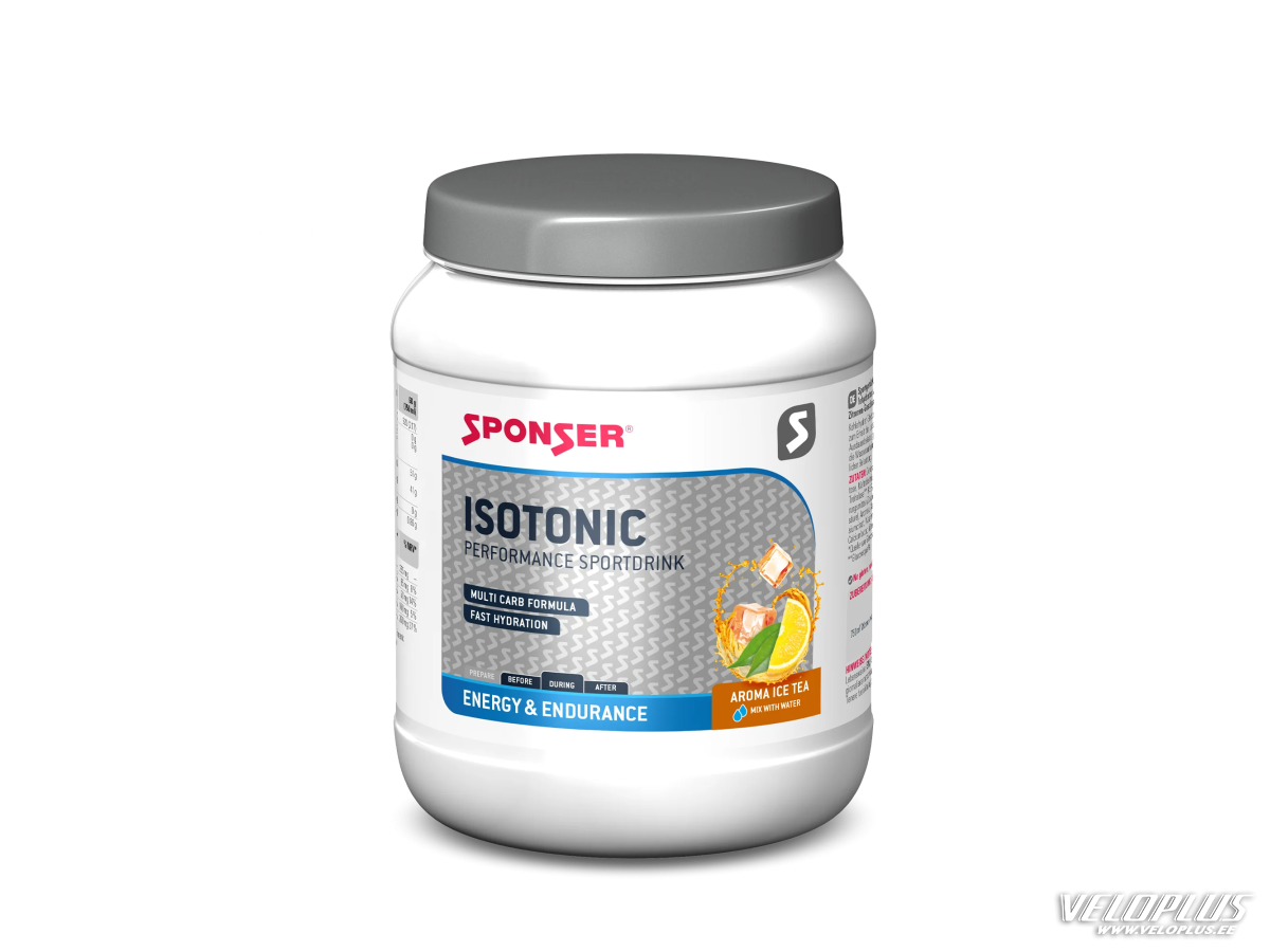 Sports drink powder Sponser Isotonic 1000g, ice tea
