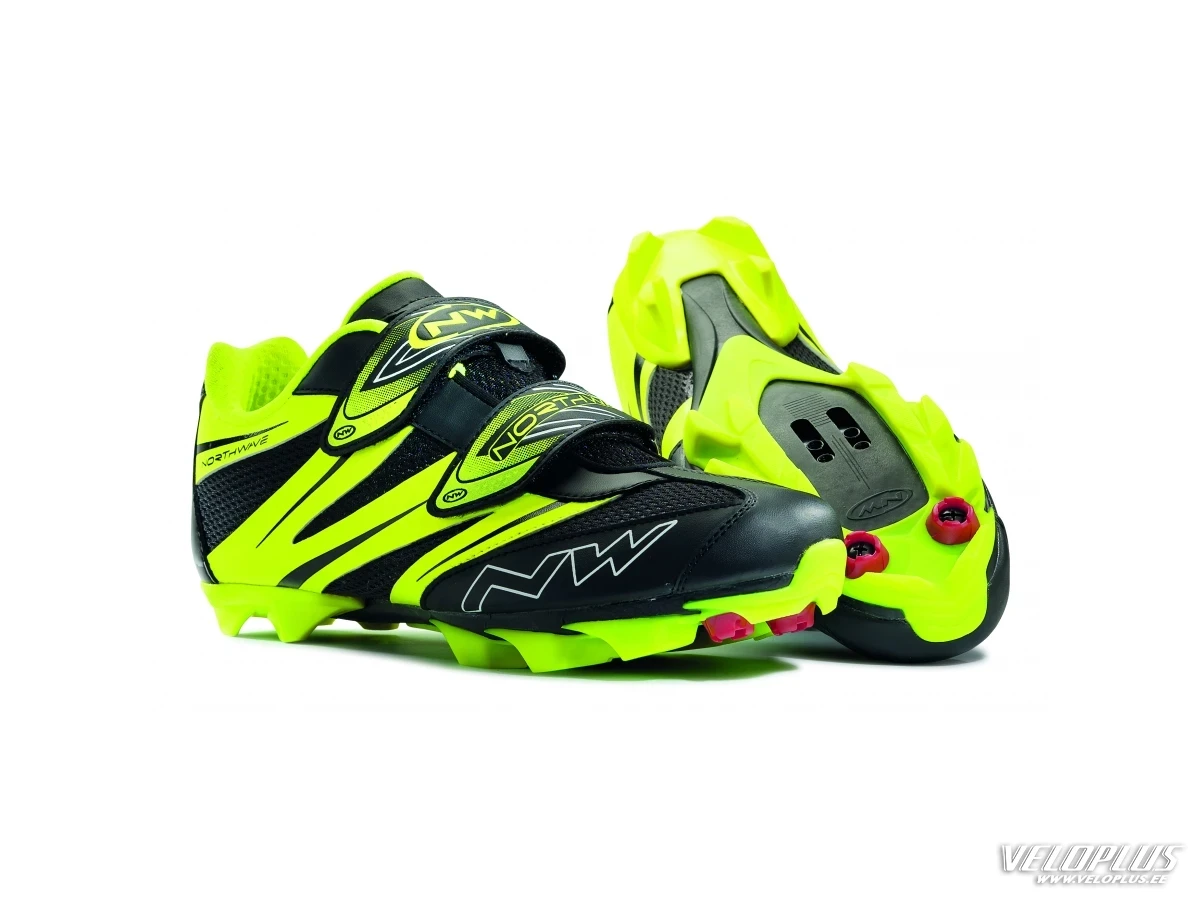 MTB Shoes Northwave SPIKE PRO YELLOW FLUO-BLACK 43