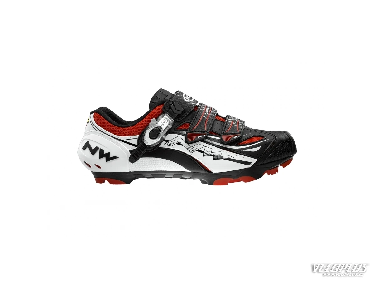 Maastikukingad Northwave Rebel R3 SBS valge-punane-must 43