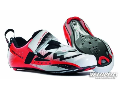 Triatlonikingad NORTHWAVE EXTREME TRIATHLON valge/punane 45