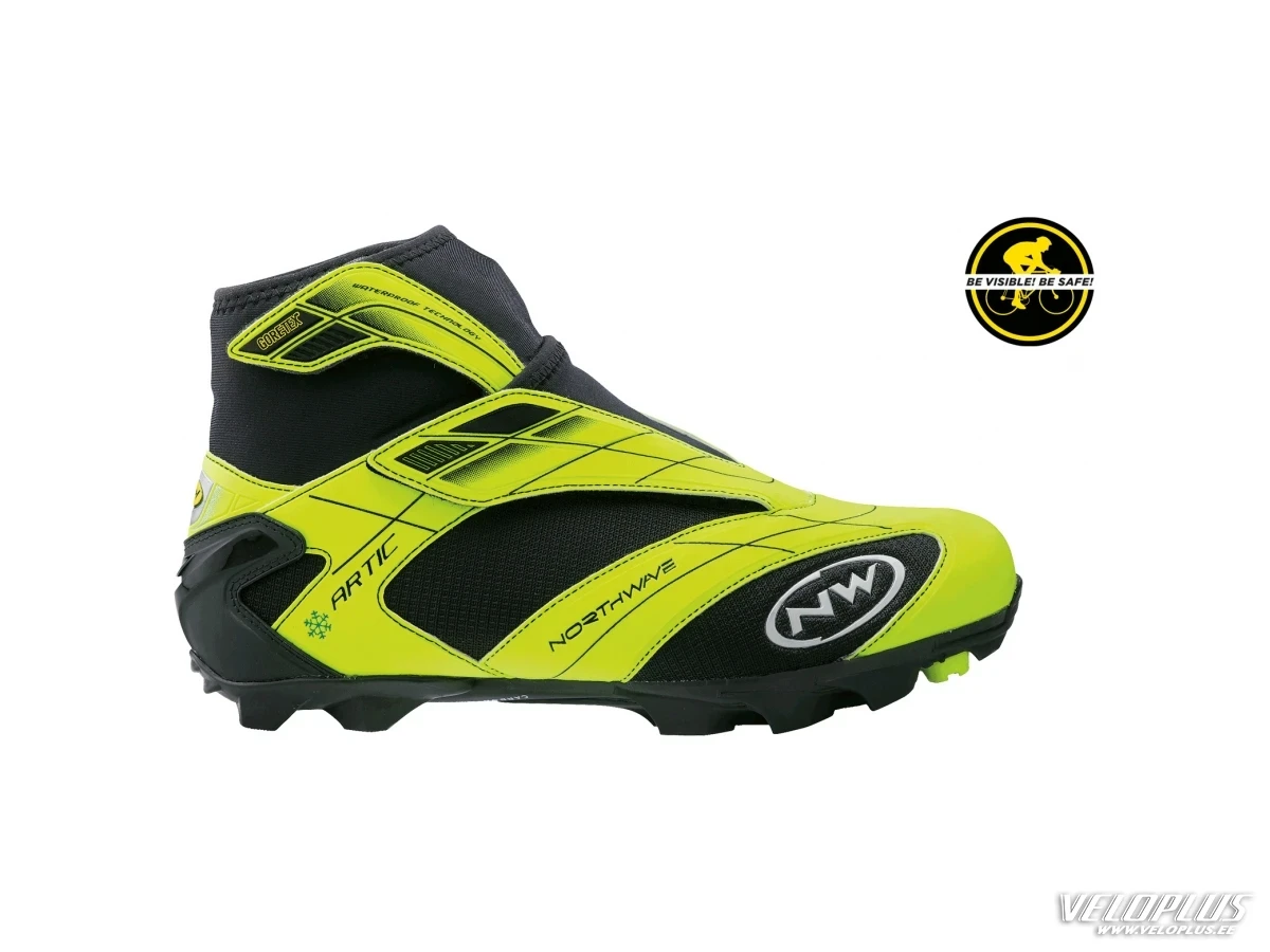 Shoes Northwave Arctic Commuter M GTX yellow fluo-black 46