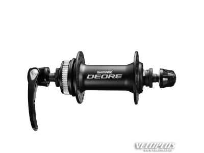 FRONT HUB DEORE, 36H,BLACK CL, QR:133MM Deore