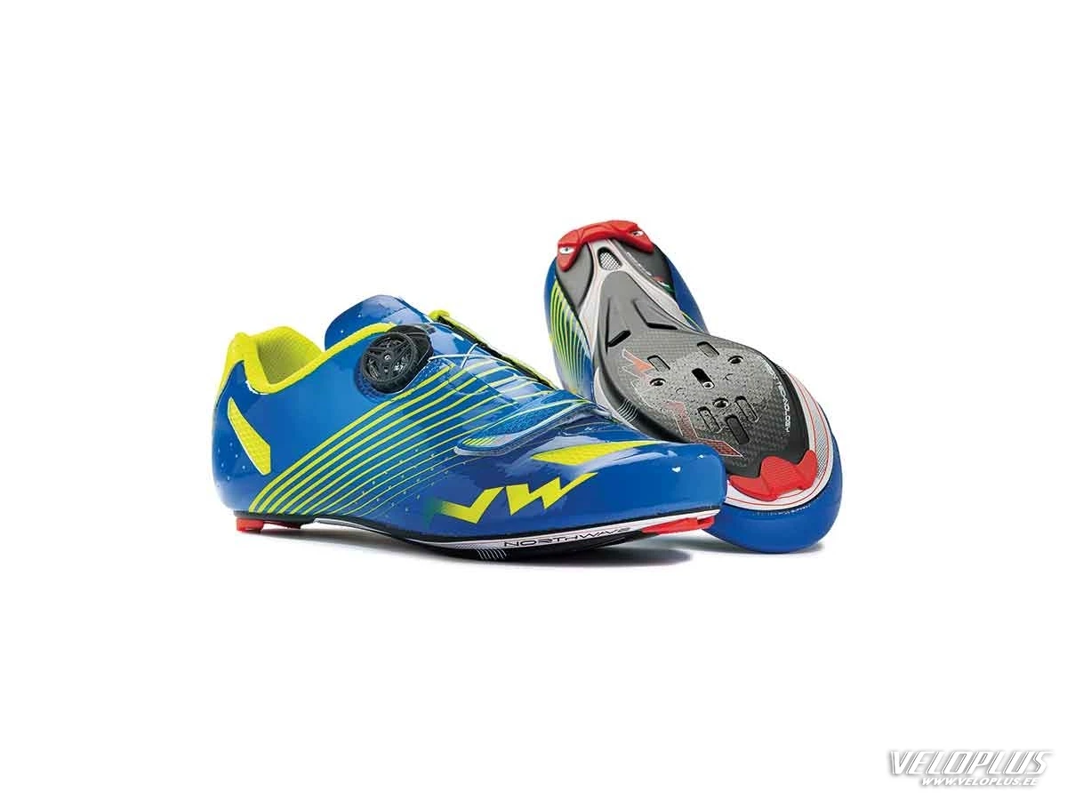 Shoes Northwave Torpedo Plus blue-fluo yellow 45