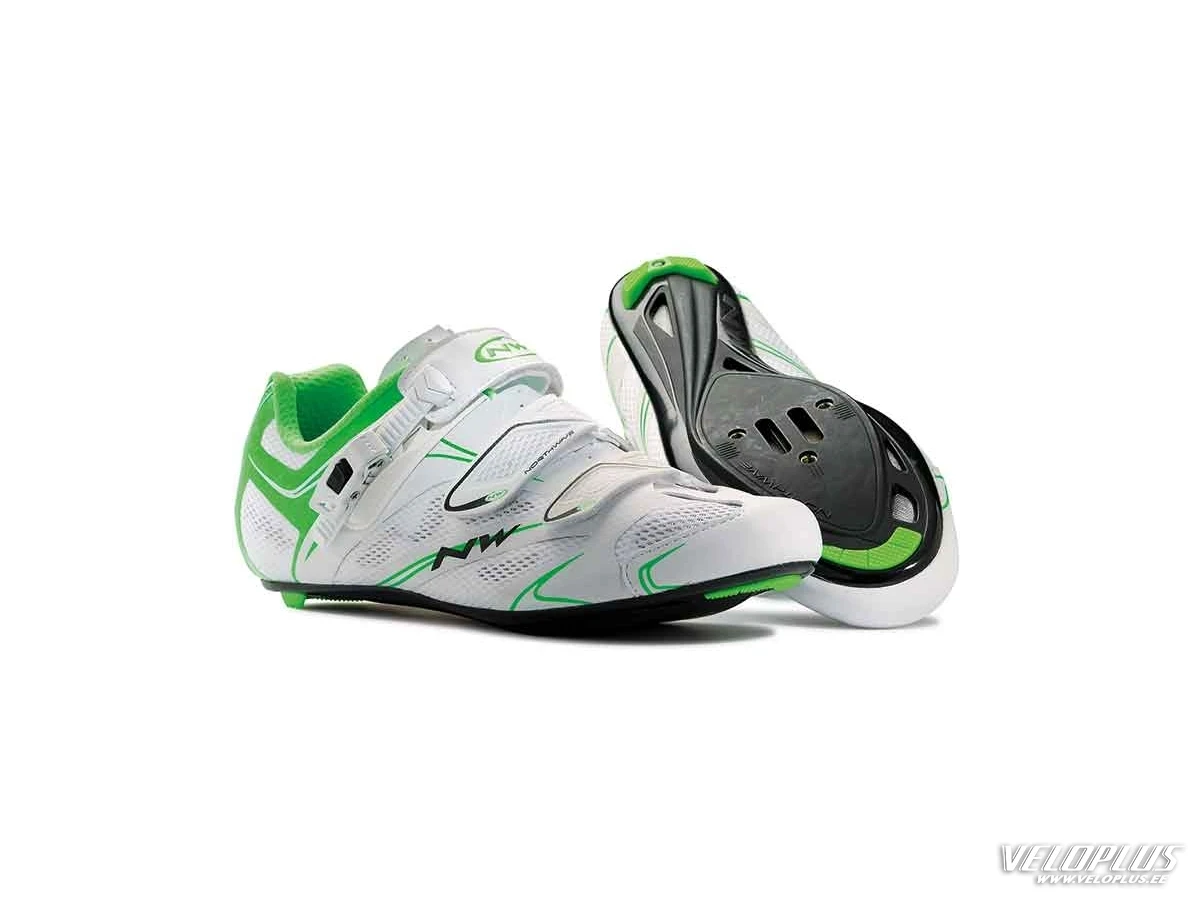 Shoes Northwave Sonic SRS white-fluo  green 45,5