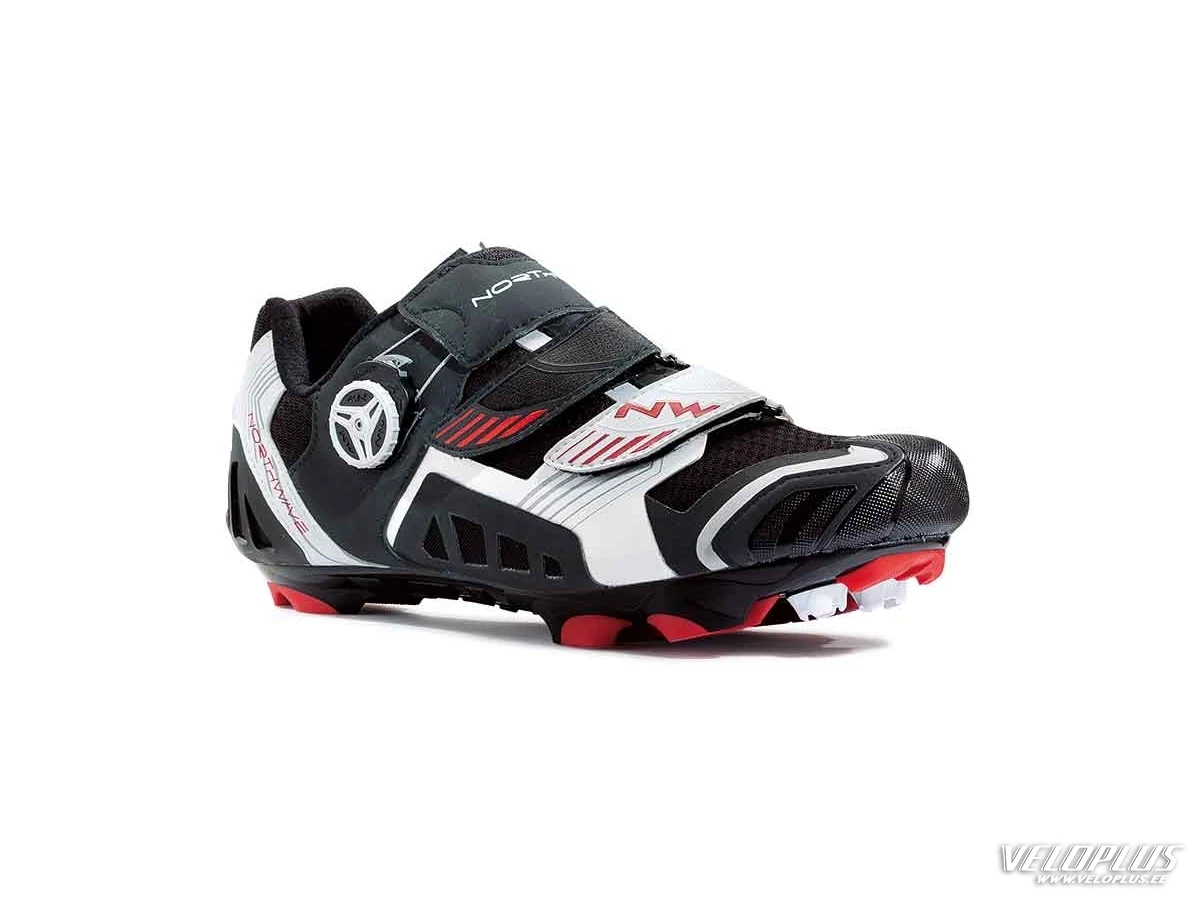 MTB Shoes Northwave NIRVANA BLACK-WHITE-RED 43,5