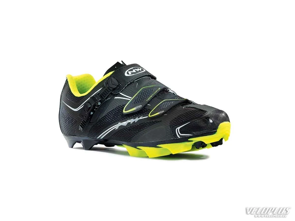 MTB Shoes Northwave SCORPIUS SRS BLACK-YELLOW  FLUO 41