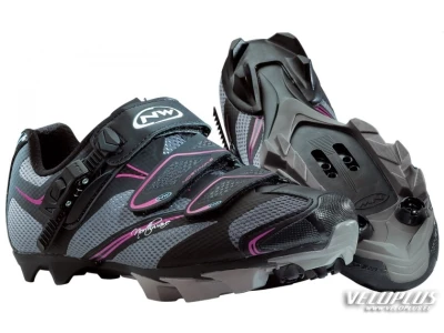Women MTB Shoes Northwave KATANA SRS BLACK-ANTHRA-FUCHSIA 40,5