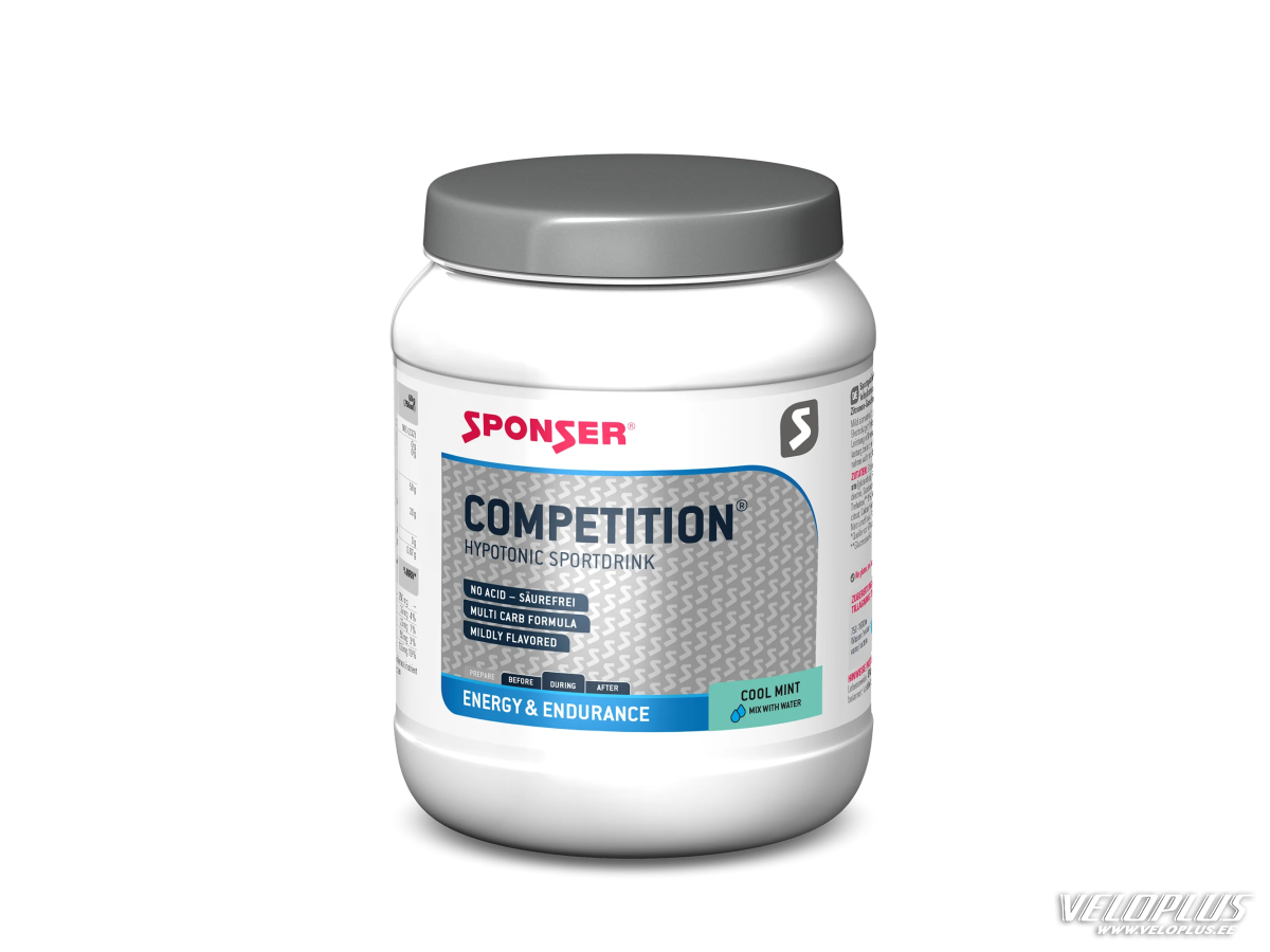 Sporta dzēriena pulveris Sponser Competition 1000g, Cool Mint