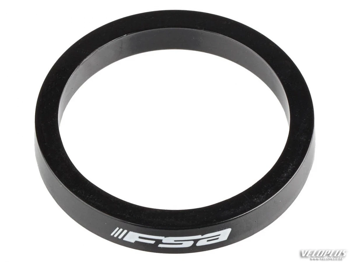 FSA Alu Spacer 1 1/8 - 5mm Distanzscheibe Schwarz