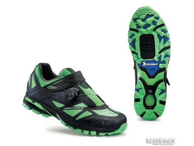 Mountain Shoes Northwave SPIDER PLUS 2 BLACK/GREEN FLUO 42