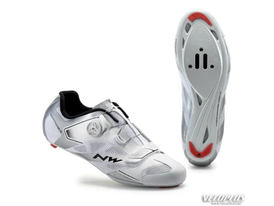 Road Shoes Northwave SONIC 2 PLUS WHITE/SILVER 41