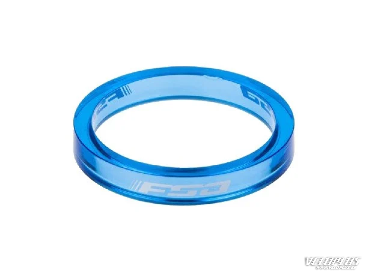 Headset spacer FSA 5mm 1-1/8 transparent blue H2307