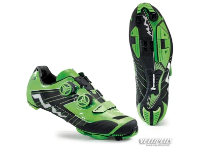 MTB Shoes Northwave EXTREME XC GREEN FLUO/BLACK 40½