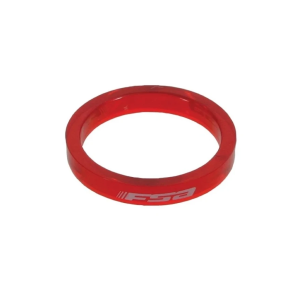 Headset spacer FSA 5mm 1-1/8 transparent red