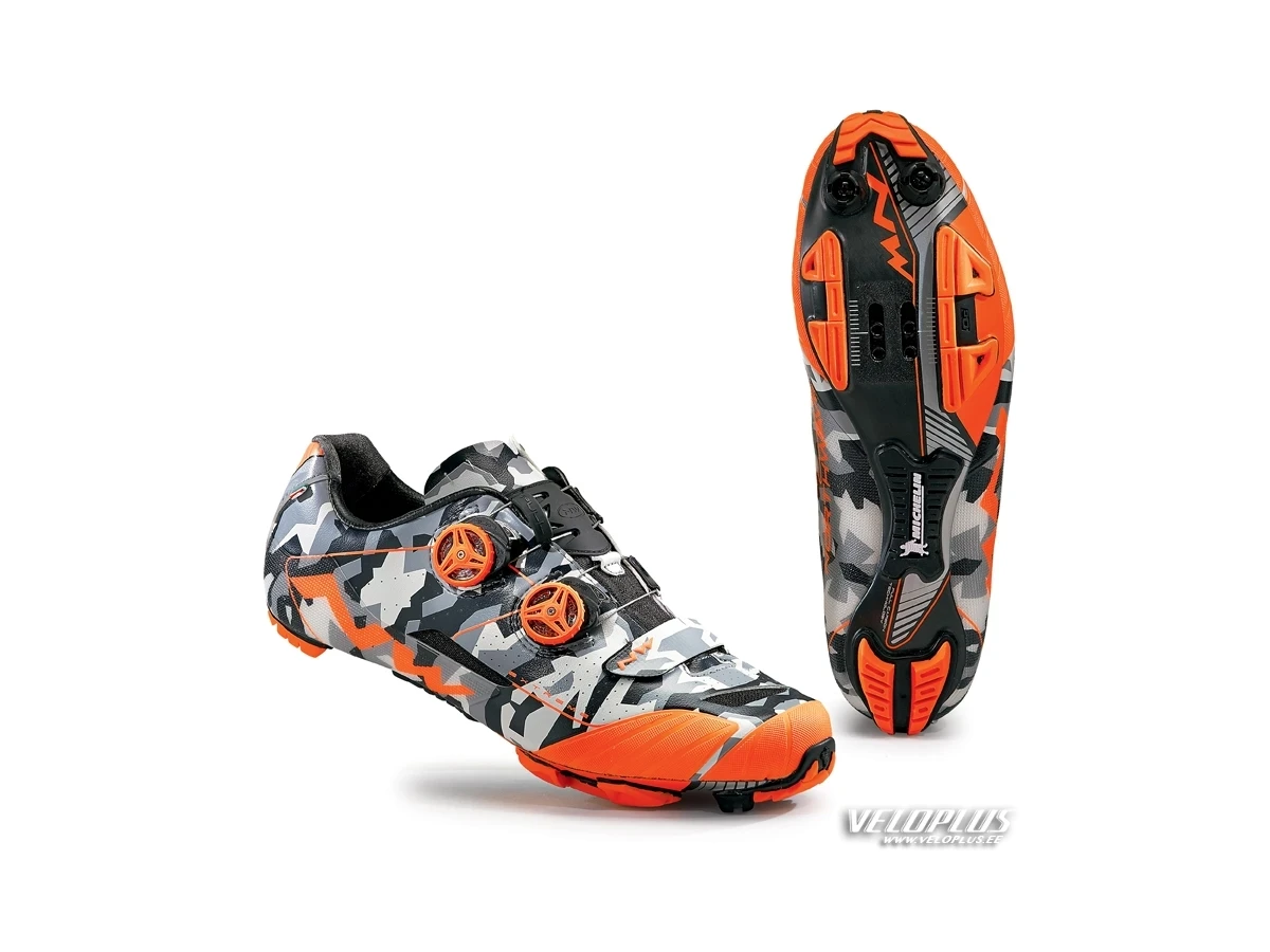 MTB Shoes Northwave EXTREME XC CAMO/ORANGE 39