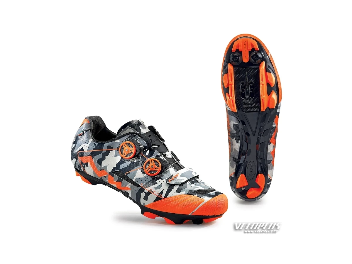 MTB Shoes Northwave EXTREME XCM CAMO/ORANGE 39 Veloplus