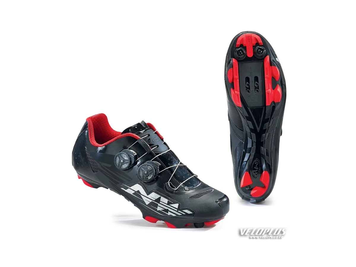 MTB Shoes Northwave BLAZE PLUS BLACK/WHITE/RED 39½